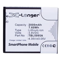 K-Touch TBL5995A accu (2000 mAh, 123accu huismerk)  AKT00022