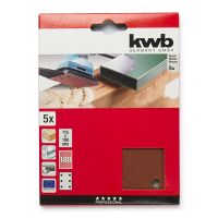 KWB Schuurstrook K180 100 mm x 115 mm (5 vels, KWB)  ANB02327