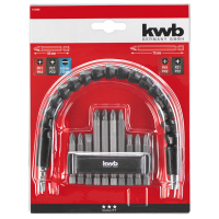 KWB bitset 11-delig inclusief flexibele as  AKW00028