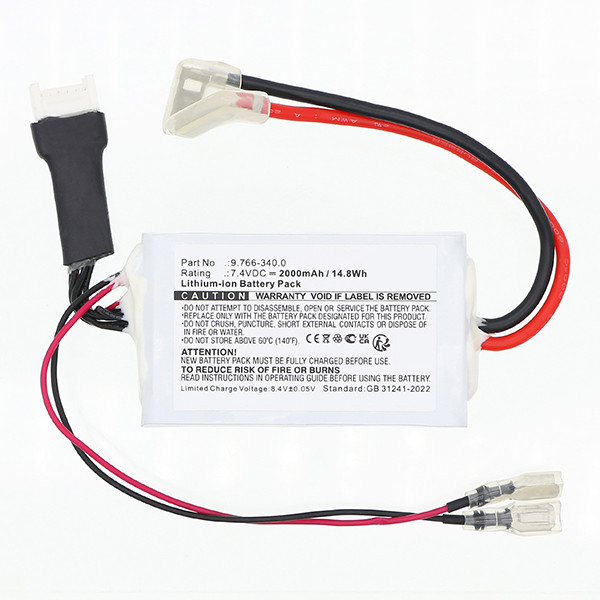 Karcher 9.766-340.0 accu (7.4 V, 2000 mAh, 123accu huismerk) AKA00103 - 1