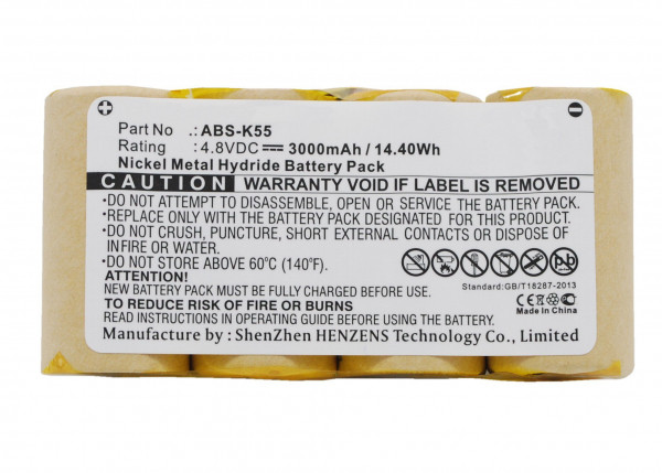 Karcher ABS-K55 / 66541180 accu (3000 mAh, 123accu huismerk)  AKA00074 - 1