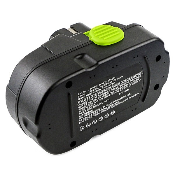 Kawasaki 690071 / 840045 / 840638 accu (19.2 V, 2000 mAh, 123accu huismerk)  AKA00053 - 1