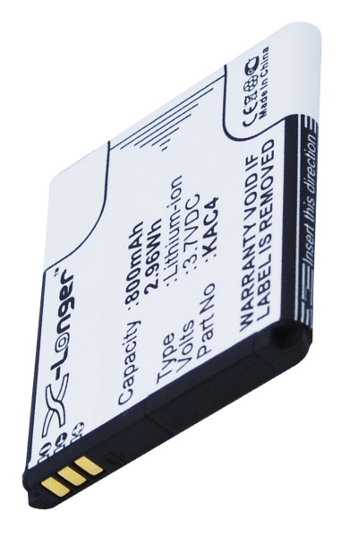 Kazam KAC4 / KAC4-AAABD008954 accu (3.7 V, 800 mAh, 123accu huismerk)  AKA00035 - 1