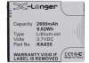 Kazam KAX55 / KAX55-BKBAK007752 accu (2600 mAh, 123accu huismerk) AKA00010 - 1