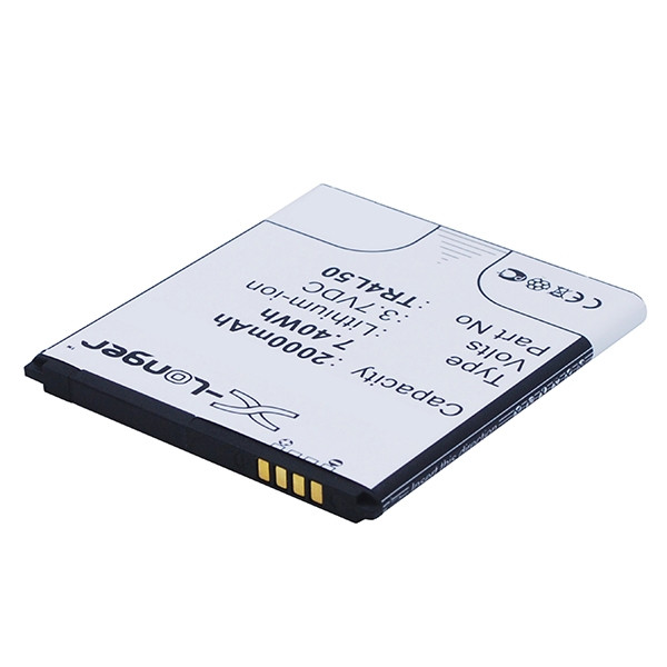 Kazam TR4L50 / TR4L50-CBCMB10001885 accu (3.7 V, 2000 mAh, 123accu huismerk)  AKA00034 - 1