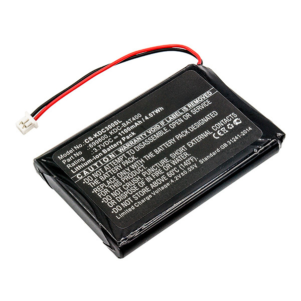 Koamtac 699800 / KDC-BAT400 / KDCSPB1200 accu (1100 mAh, 123accu huismerk) AKO00083 - 1