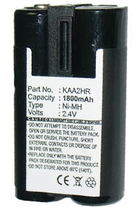 Kodak KAA2HR / NH-10 accu (1800 mAh, 123accu huismerk)  AKO00011