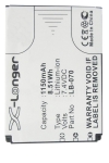 Kodak LB-070 accu (1150 mAh, 123accu huismerk)