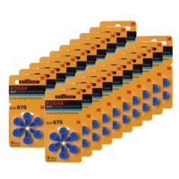 Kodak Max 675 / PR44 / Blauw gehoorapparaat batterij 120 stuks  AKO00114