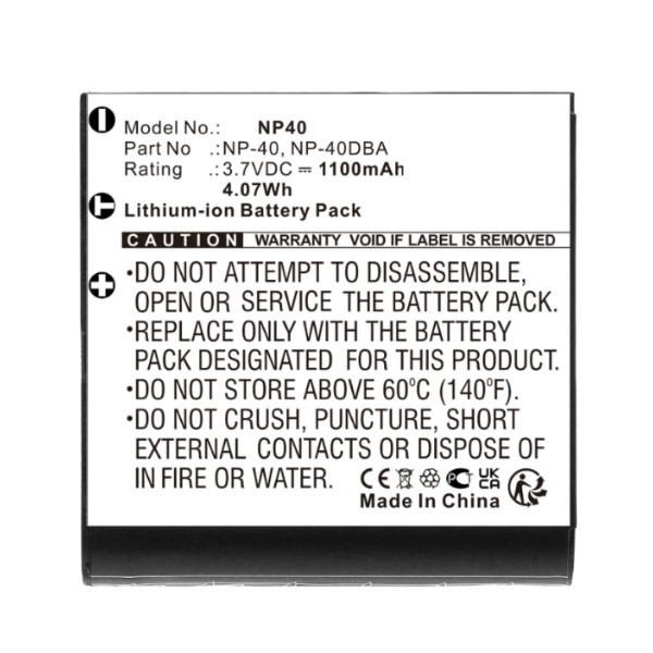Kodak PIXPRO LB-060 accu (3.7 V, 1100 mAh, 123accu huismerk) AKO00066 - 2