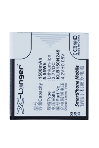 Konka KLB150N249 accu (1500 mAh, 123accu huismerk)  AKO00052