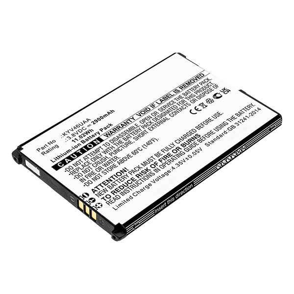 Kyocera KYV46UAA accu (3.8 V, 2900 mAh, 123accu huismerk)  AKY00065 - 1