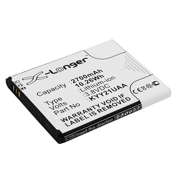 Kyocera KYY21UAA accu (2700 mAh, 123accu huismerk)  AKY00043 - 1