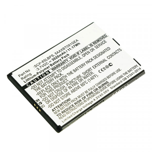 Kyocera SCP-65LBPS / 5AAXBT091GEA accu (3.7 V, 3200 mAh, 123accu huismerk)  AKY00058 - 1