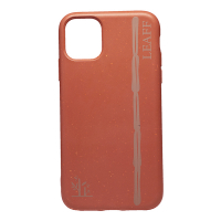 LEAFF milieuvriendelijk telefoonhoesje voor iPhone 11 Pro (bordeaux rood)  ALE00762
