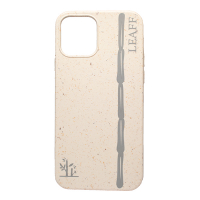 LEAFF milieuvriendelijk telefoonhoesje voor iPhone 12 Mini (beige)  ALE00780
