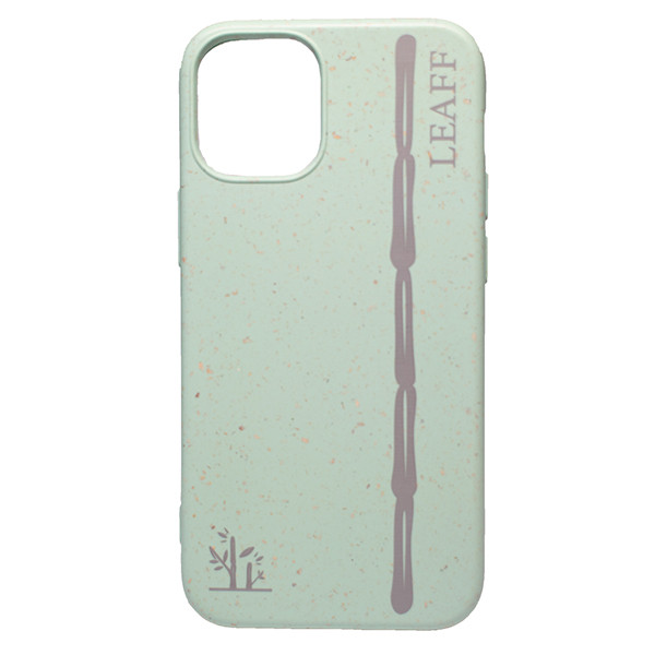 LEAFF milieuvriendelijk telefoonhoesje voor iPhone 12 Mini (turquoise)  ALE00758 - 1