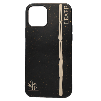 LEAFF milieuvriendelijk telefoonhoesje voor iPhone 12 Mini (zwart)  ALE00760