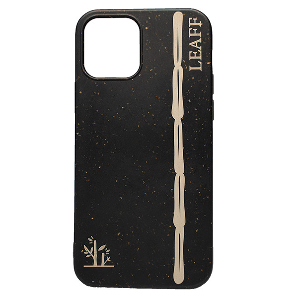 LEAFF milieuvriendelijk telefoonhoesje voor iPhone 12 (zwart)  ALE00756 - 1