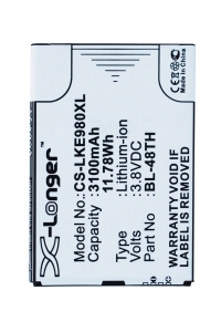 LG BL-48TH / EAC62058511 / EAC62058511 LLL accu (3100 mAh, 123accu huismerk)  ALG00273