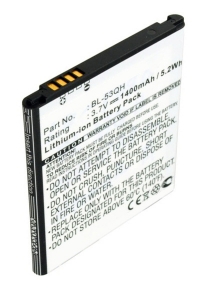 LG BL-53QH accu (1400 mAh, 123accu huismerk)  ALG00040