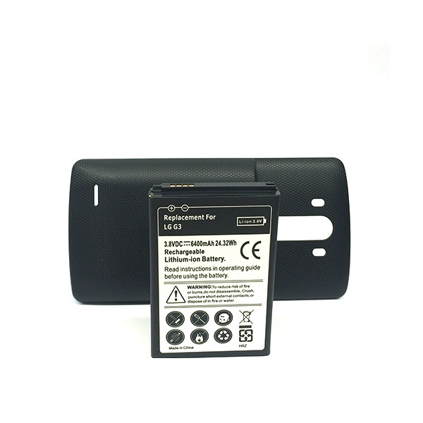 LG BL-53YH hoge capaciteit accu (3.7 V, 6400 mAh, 123accu huismerk)  ALG00275 - 1