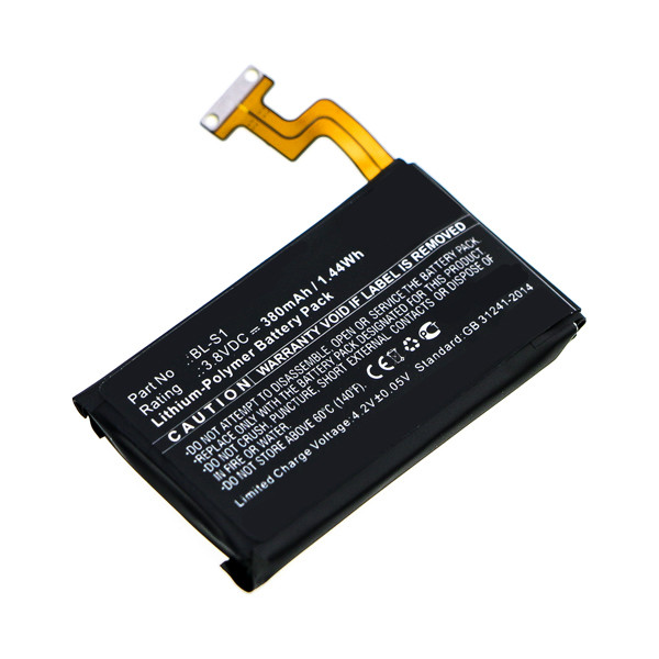 LG BL-S1 accu (3.8 V, 380 mAh, 123accu huismerk)  ALG00436 - 1