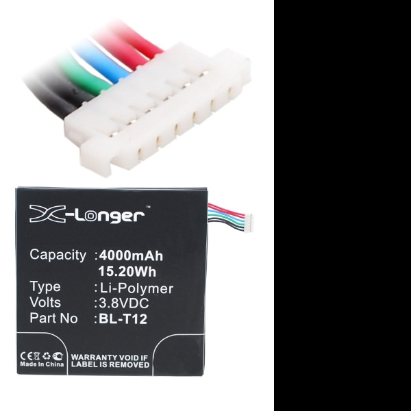 LG BL-T12 / EAC62438201 accu (4000 mAh, 123accu huismerk)  ALG00315 - 1