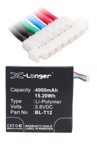 LG BL-T12 / EAC62438201 accu (4000 mAh, 123accu huismerk)  ALG00315