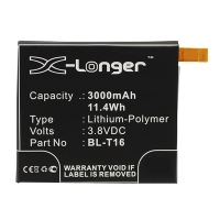 LG BL-T16 / EAC62718201 accu (3000 mAh, 123accu huismerk)  ALG00332