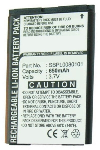 LG BSL-59G / SBPL0080101 / SBPL0072127 accu (650 mAh, 123accu huismerk)  ALG00161