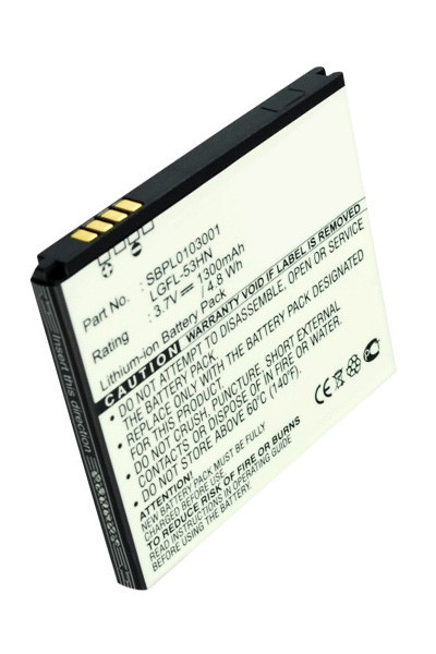 LG FL-53HN / LGFL-53HN / KGFL-53HN accu (1300 mAh, 123accu huismerk) ALG00110 - 1