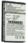 LG LGIP-430A / SBPL0089901 / SBPL0093402 accu (650 mAh, 123accu huismerk) ALG00057 - 1