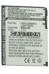 LG LGIP-580N / SBPL0098001 accu (900 mAh, 123accu huismerk) ALG00135 - 1