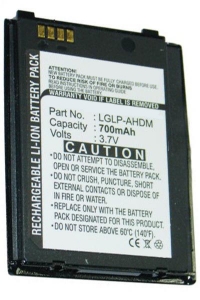 LG LGLP-AHDM / SBPP0024101 / SBPP0024 accu (700 mAh, 123accu huismerk)  ALG00199