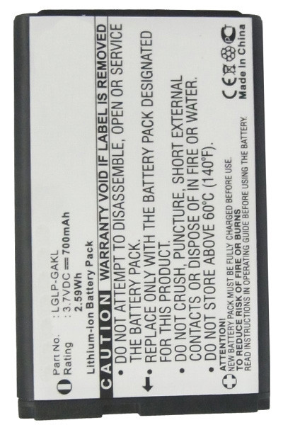 LG LGLP-GAKL accu (700 mAh, 123accu huismerk)  ALG00284 - 1
