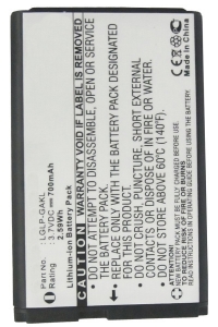 LG LGLP-GAKL accu (700 mAh, 123accu huismerk)  ALG00284