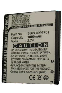 LG SBPL0093701 accu (1000 mAh, 123accu huismerk)  ALG00079