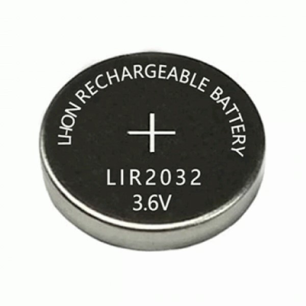 LIR2032 Oplaadbare Lithium knoopcel batterij 1 stuk (123accu huismerk)  ABS00019 - 1