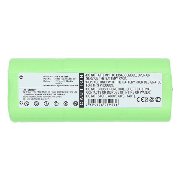 LXE 00-864-00 / 155467-00 / 9280160 accu (1200 mAh, 123accu huismerk) ALX00002 - 4