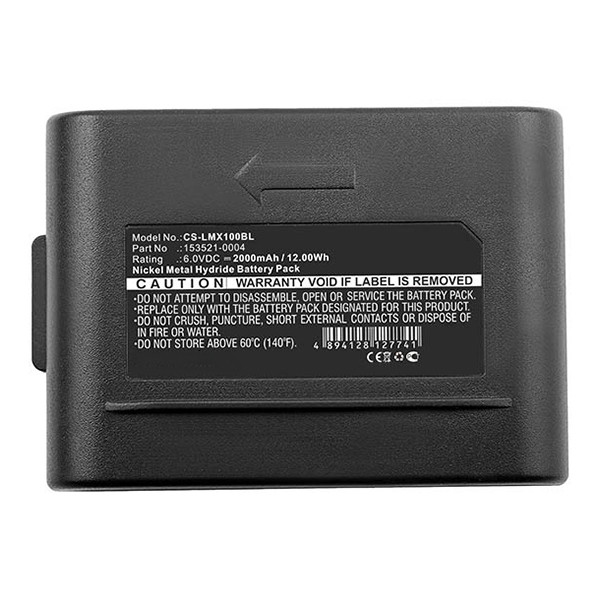 LXE 153521-0004 accu (2000 mAh, 123accu huismerk) ALX00005 - 5