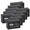 10 Stuks: Landport LP12-7.0 VRLA AGM Loodaccu's (12V, 7.0 Ah, T1 terminal)