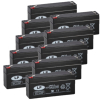 10 Stuks: Landport LP6-3.2 VRLA AGM Loodaccu's (6V, 3.2 Ah, T1 terminal) ALA00489 - 1