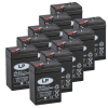 10 Stuks: Landport LP6-4.5 VRLA AGM Loodaccu's (6V, 4.5 Ah, T1 terminal)