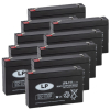 10 Stuks: Landport LP6-7.0 VRLA AGM Loodaccu's (6V, 7.0 Ah, T1 terminal) ALA00461 - 1