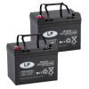 2 Stuks: Landport LP12-33 VRLA AGM Loodaccu's (12V, 33 Ah, T6 terminal) ALA00478 - 1