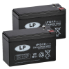 2 Stuks: Landport LP12-7.0 VRLA AGM Loodaccu's (12V, 7.0 Ah, T1 terminal)