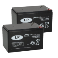 2 stuks: Landport LFP12.8-12 Lithium accu's (12.8V, 12Ah, 153.6Wh, LiFePO4 ) ALA00551