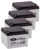 4 Stuks: Landport EV12-26 AGM Deep Cycle accu's (12V, 26 Ah, T12 terminal) ALA00442 - 1