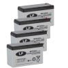 4 Stuks: Landport EV12-8.0 AGM Deep Cycle accu's (12V, 8.0 Ah, T1 terminal) ALA00437 - 1